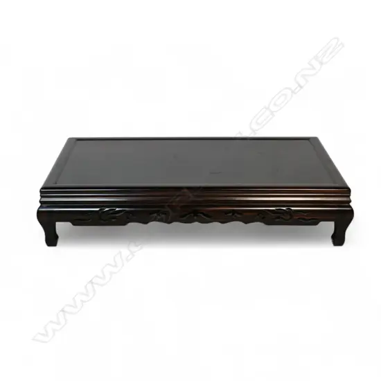 A Chinese rosewood kang table,